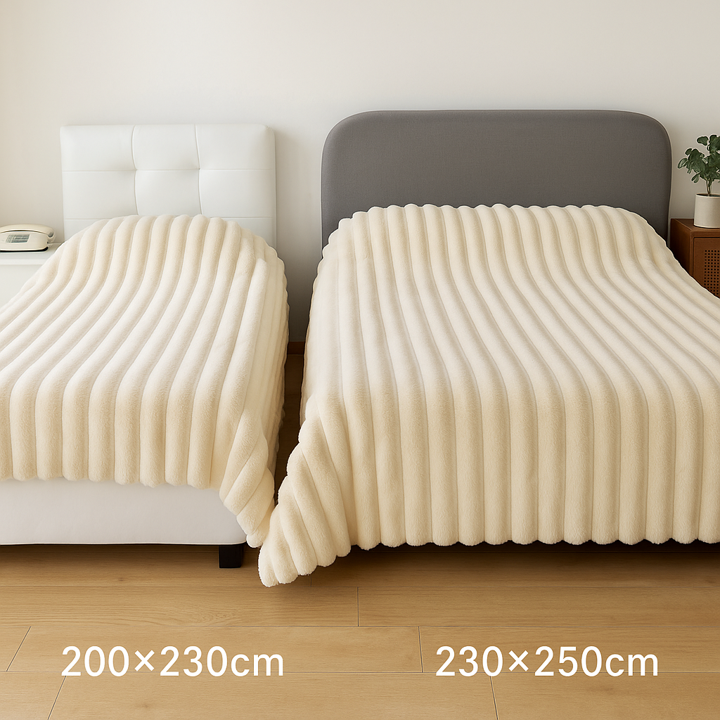 COZYFUR™ ラビットファーブランケット