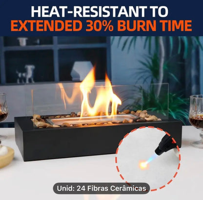 FireGlow Bar™ | 長方形ポータブルアルコール暖炉ランプ