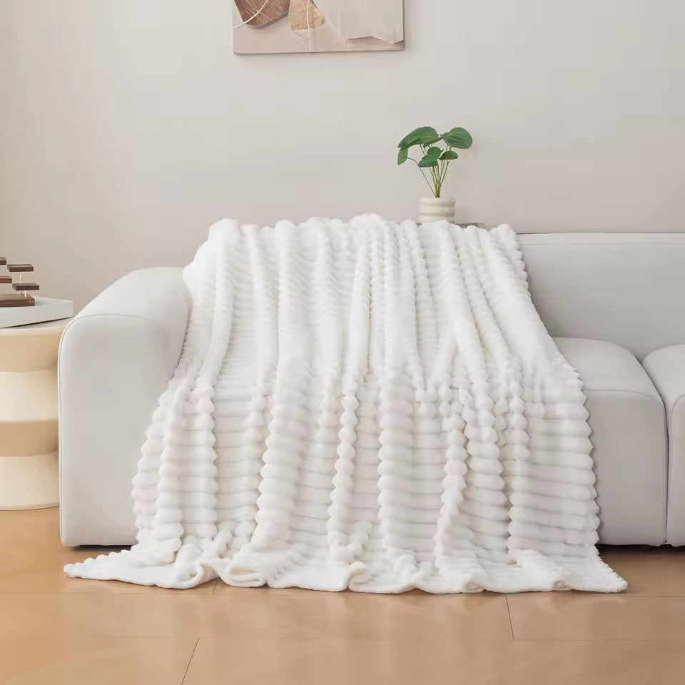 COZYFUR™ ラビットファーブランケット