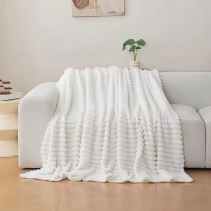 COZYFUR™ ラビットファーブランケット