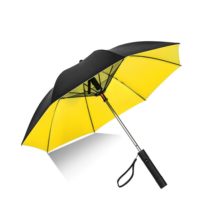 MistFan Umbrella™｜電動ファン付き折りたたみ傘（涼感・紫外線対策）
