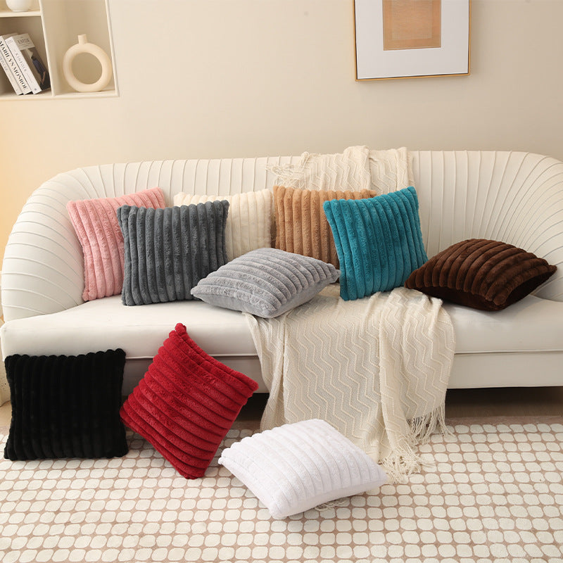 ラビットファーピローケース