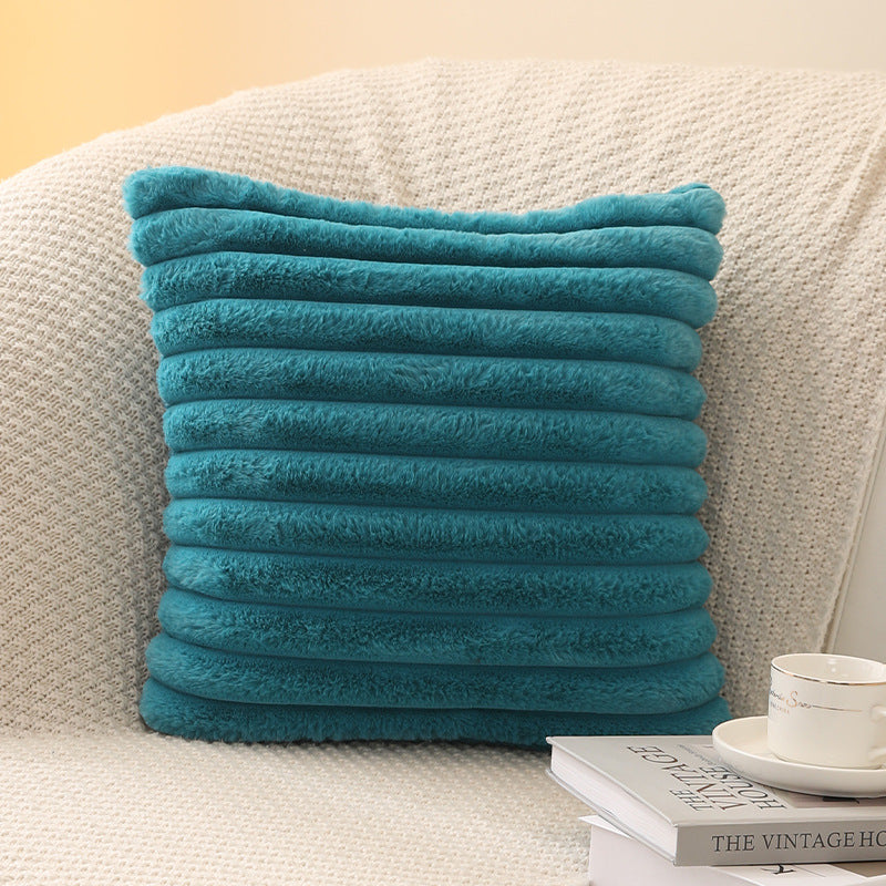 ラビットファーピローケース